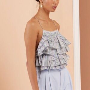 Anthropologie Magali Pascal Isla Top in Stripe Size M
